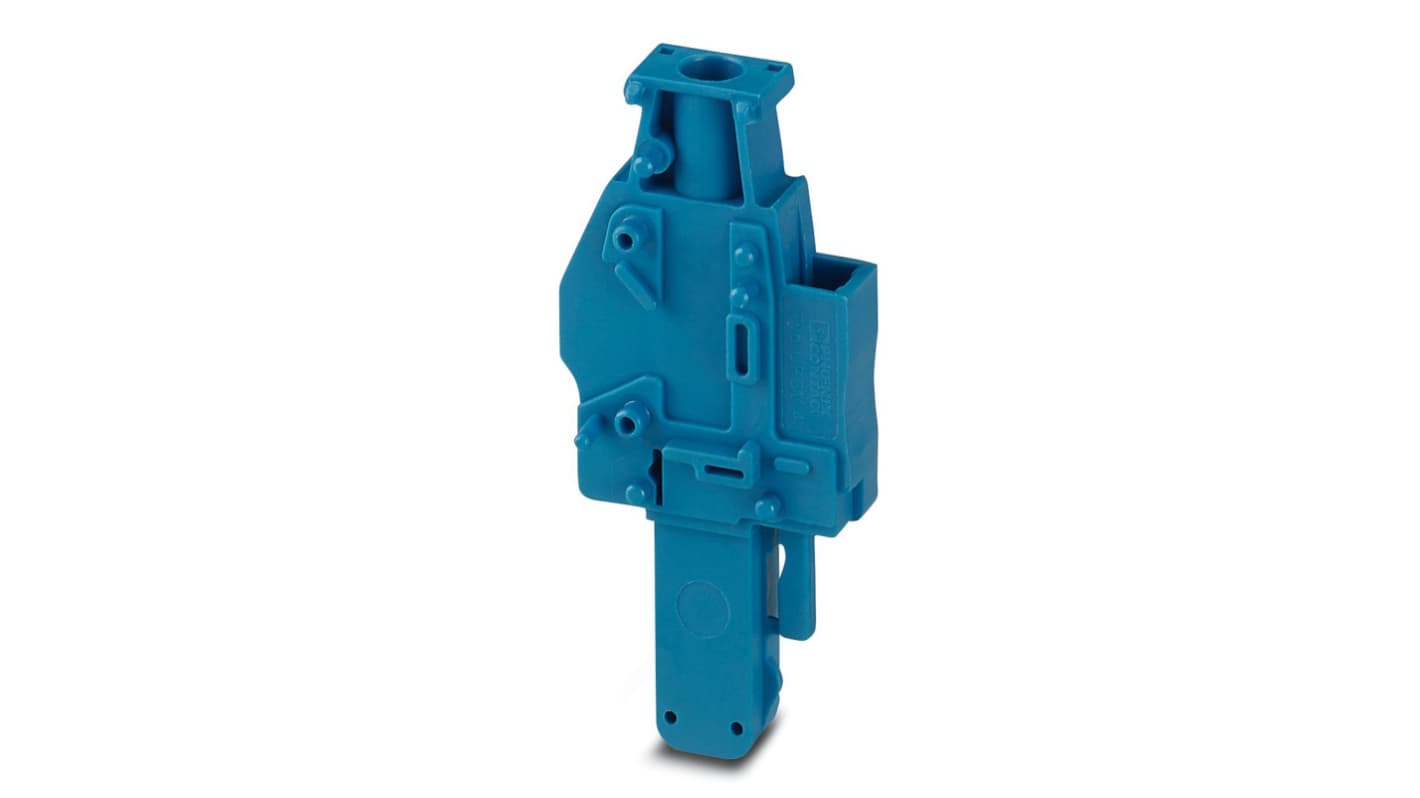 Phoenix Contact UPBV 4/ 1-R BU Series Terminal Plug for Use with Din Rail, 32A