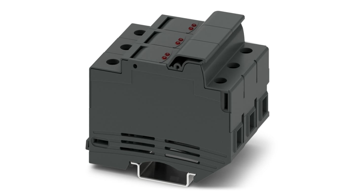 Phoenix Contact 3048632 UK 10.3-CC HESILED N600 3POL Series Black, 25mm², 1-Level, Screw Termination