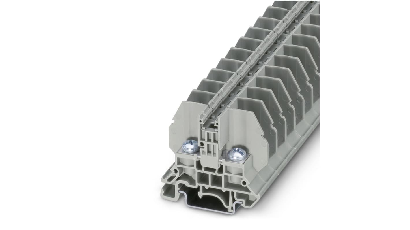 Phoenix Contact 3058143 RSC 5 Series Grey, 10mm², 1-Level, Bolt Termination
