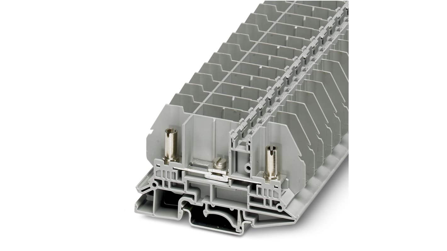 Phoenix Contact 3058172 RSC 5-T Series Grey, 10mm², 1-Level, Bolt Termination