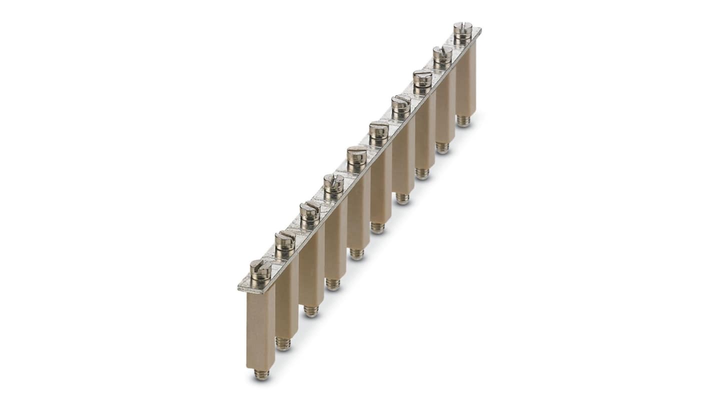 Phoenix Contact FB 10-13 ISO Series Screw Bridge for Use with DIN Rail Terminal Blocks