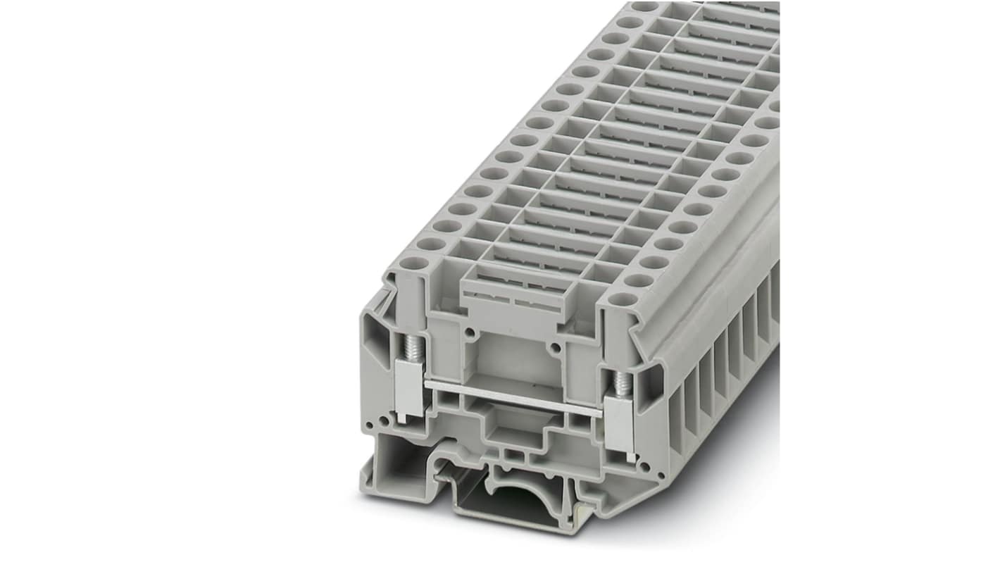 Phoenix Contact 3072801 UKD 6 Series Grey, 6mm², 1-Level, Screw Termination