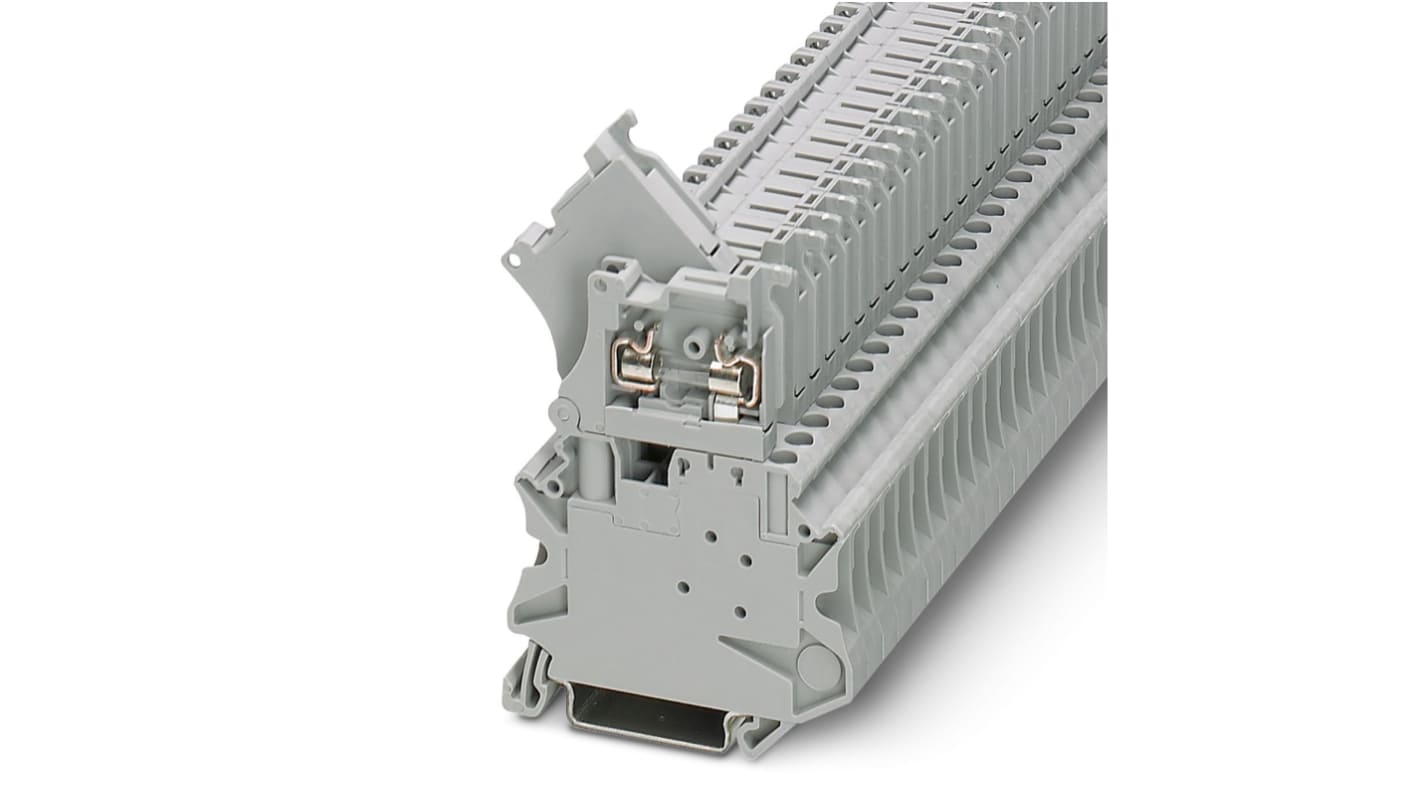 Phoenix Contact 3074169 UT 4-HESI (5X20) GY Series Grey, 1mm², 1-Level, Screw Termination