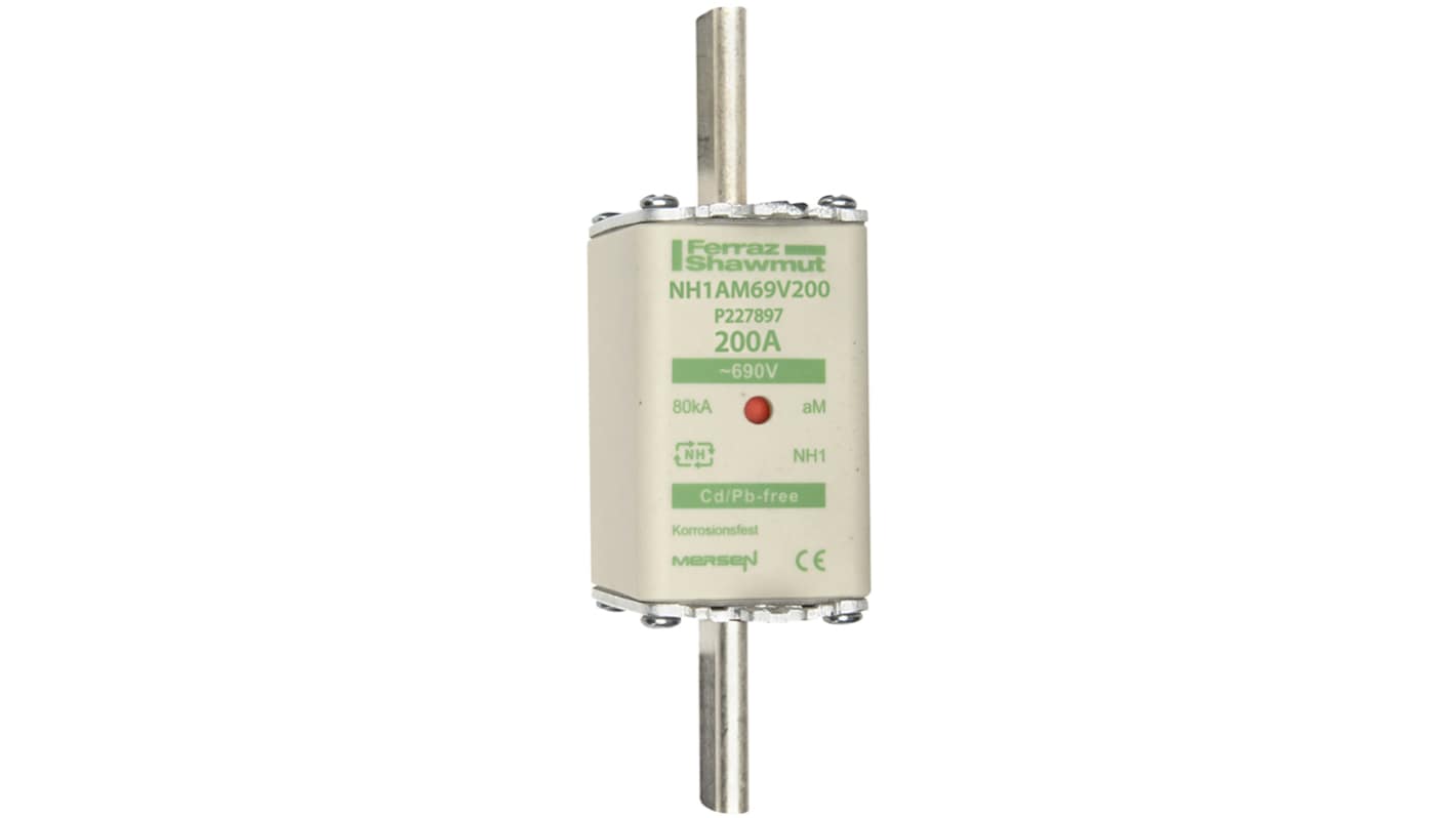 Mersen 200A NH Fuse, NH1, 690V ac