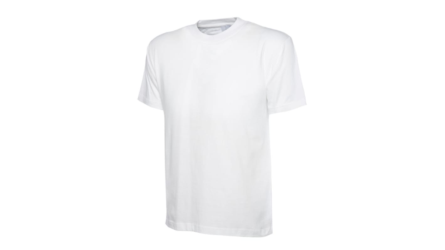 Uneek White 100% Cotton Short Sleeve T-Shirt