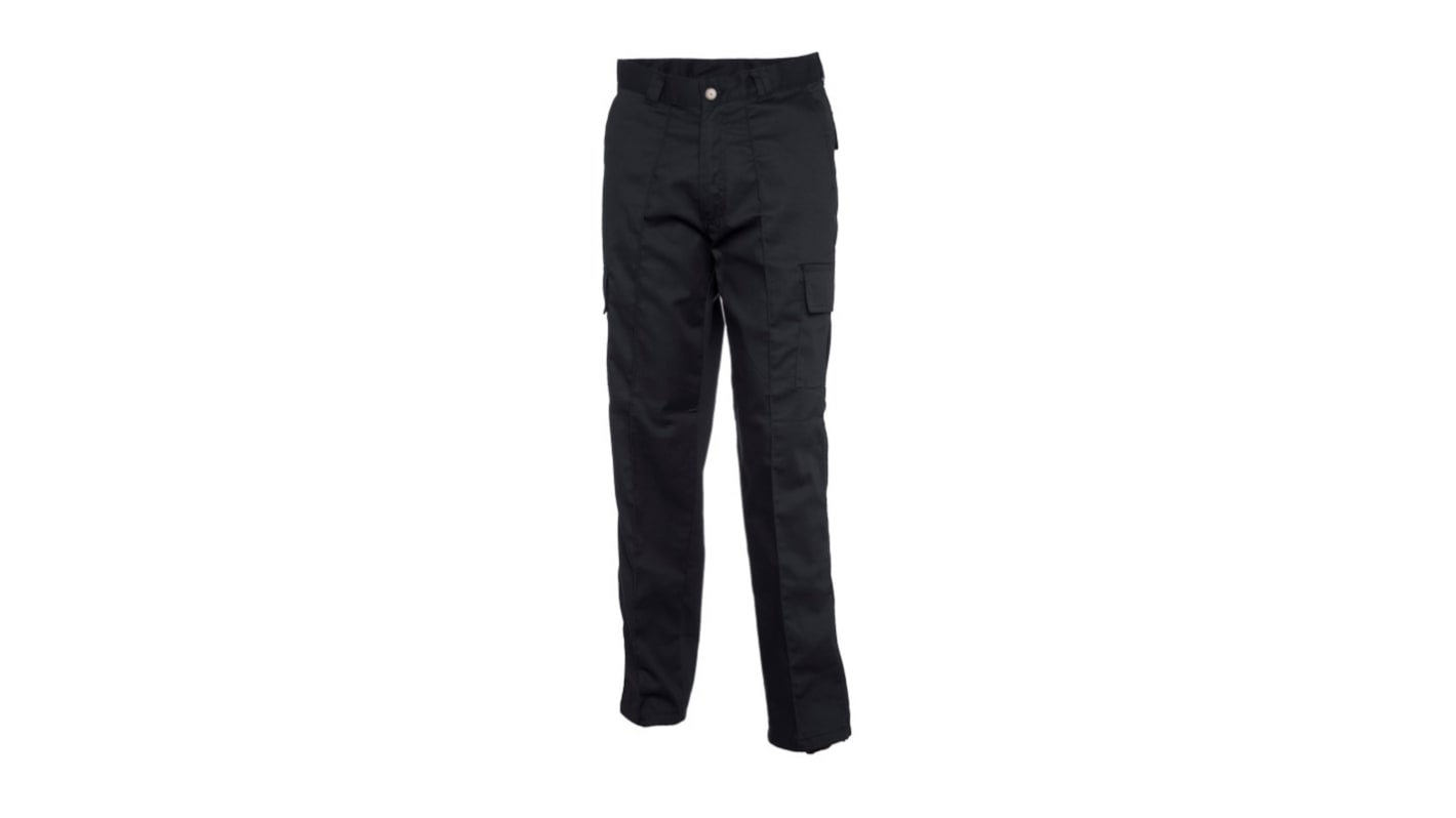 Pantaloni Nero 35% cotone, 65% poliestere per Uomo, lunghezza 29poll UC902 38poll 96.5cm