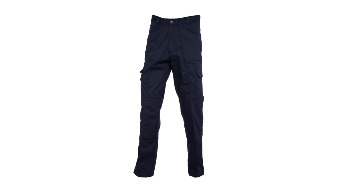 Pantalón para Hombre, pierna 31plg, Azul marino, 35 % algodón, 65 % poliéster UC903 30plg 76cm