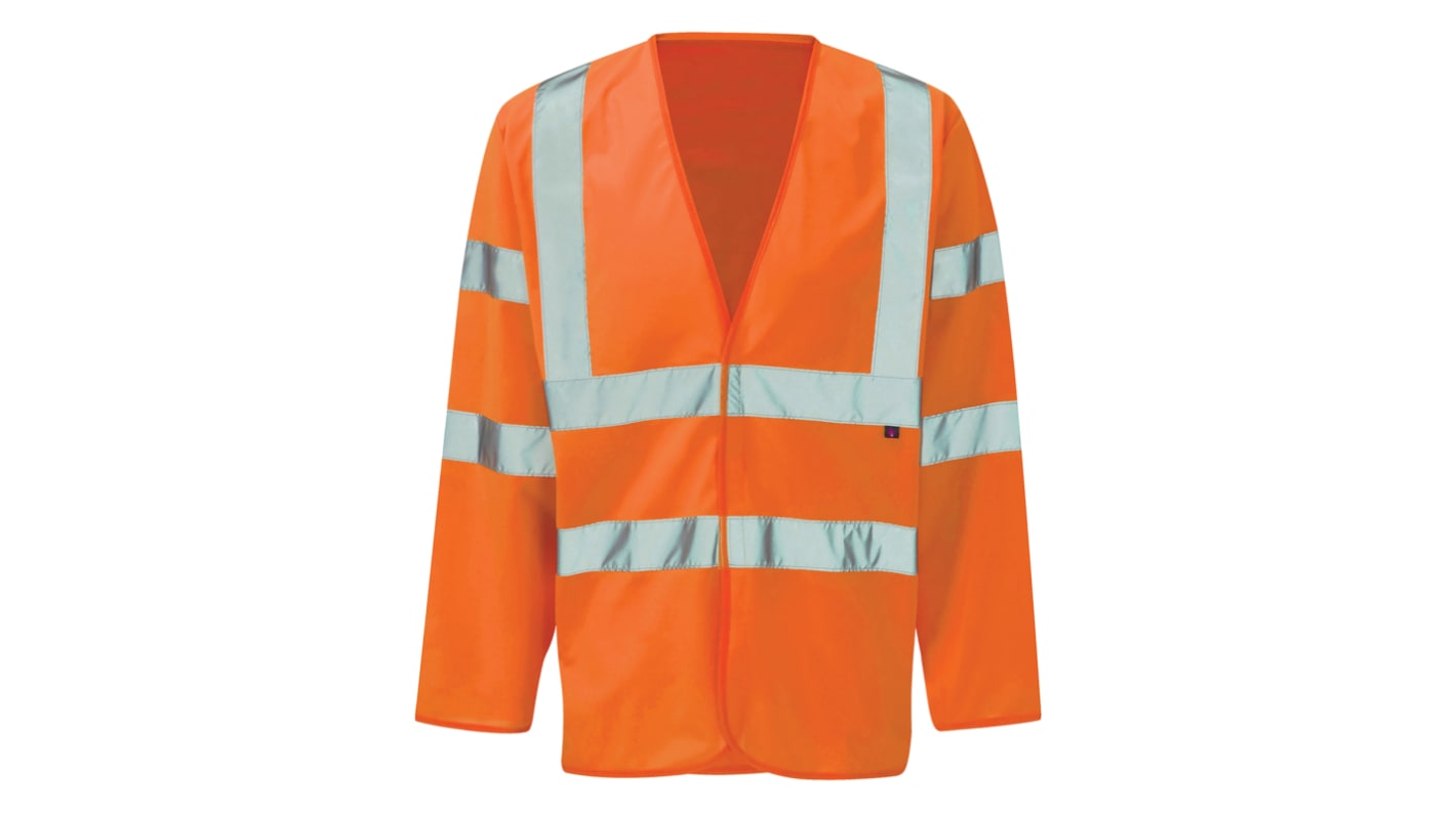 Orbit International FRHVJ03R Orange Hi Vis Jacket, XL