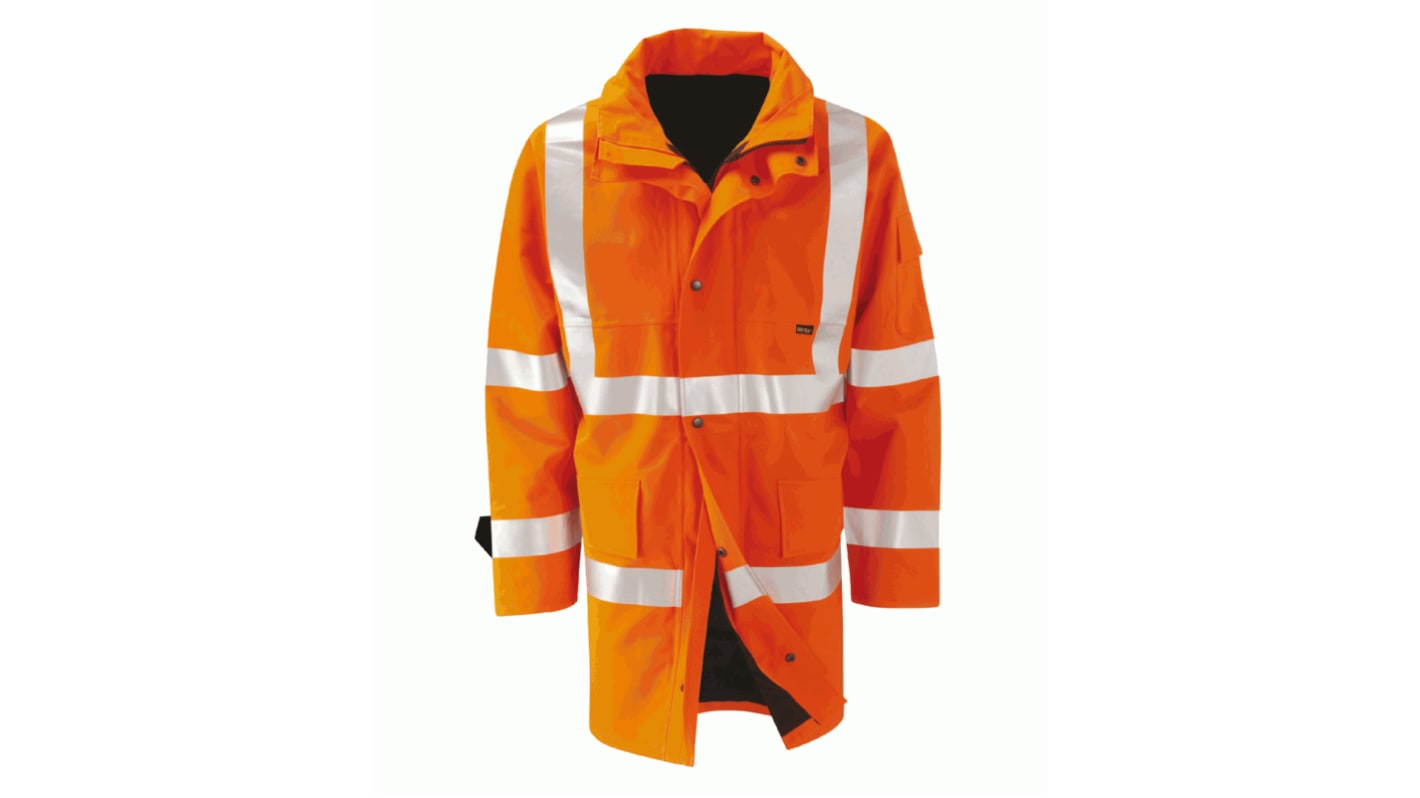 Orbit International GB2FWJR Orange Hi Vis Jacket, XXL