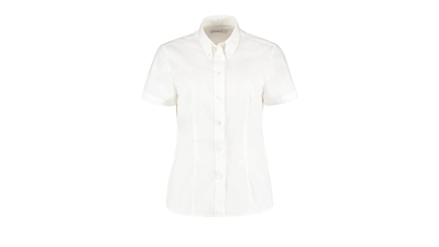 Kustom Kit KK701 White Cotton, Polyester Shirt