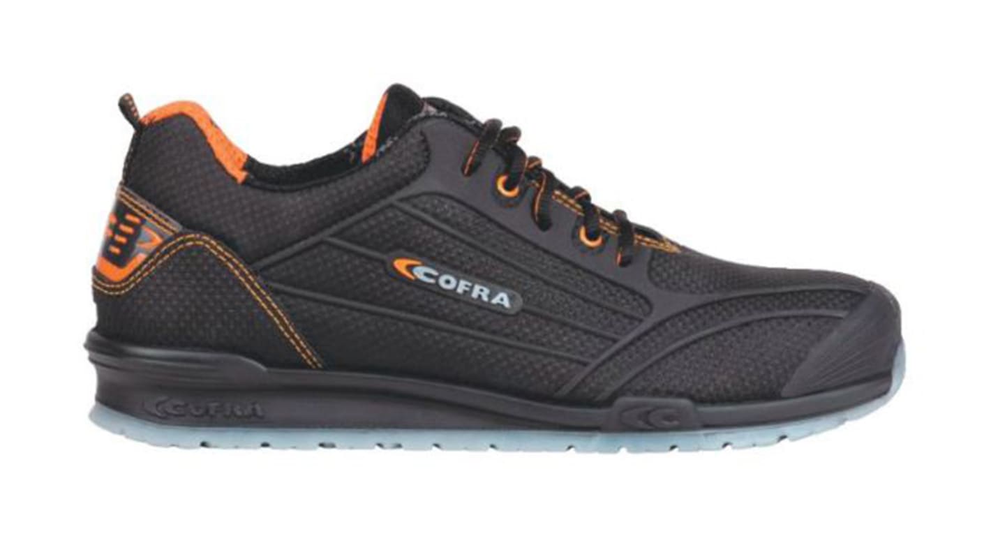 Cofra CREGAN-065 Black Aluminium  Toe Capped Safety Shoes, UK 6.5, EU 40