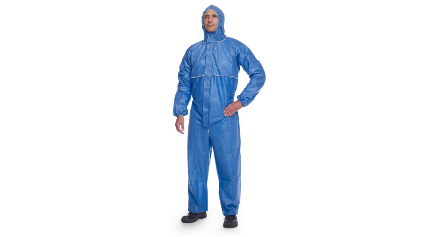 DuPont Unisex  Overall Art , Größe 3XL Blau, Abriebfest, Knickbruchbeständigkeit, Durchstichfest, Reißfest