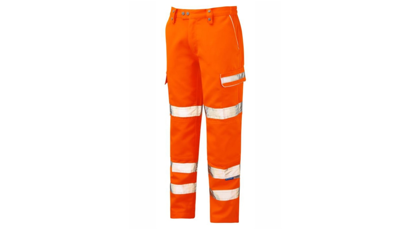Pantalon haute visibilité PULSAR PR336, taille 50pouce, Orange, Hydrofuge
