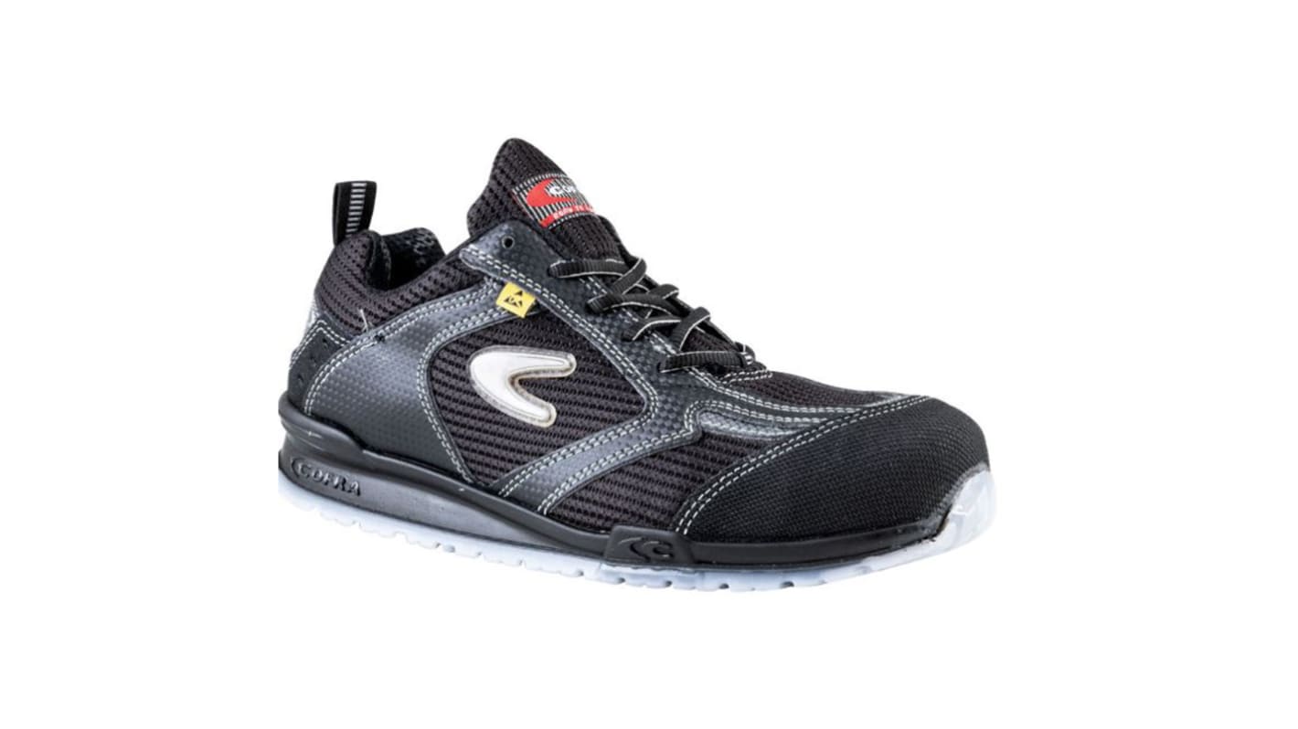 Scarpe sportive antinfortunistiche Cofra KRESS, , Unisex tg. 41, col. Nero, con puntale di sicurezza