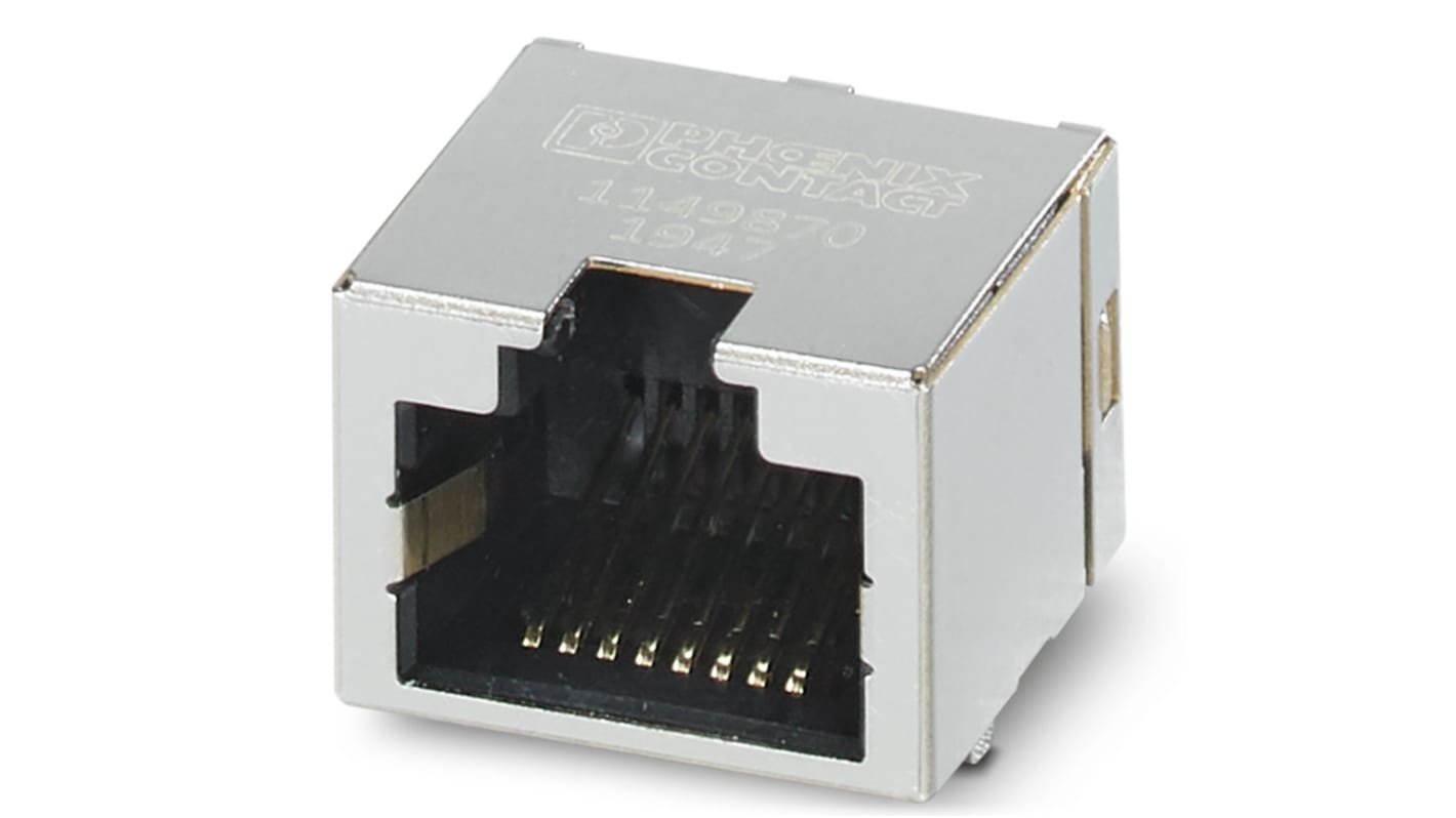 Phoenix Contact CUC Series Female RJ45 Connector, Through Hole 1 Port 8 -Way