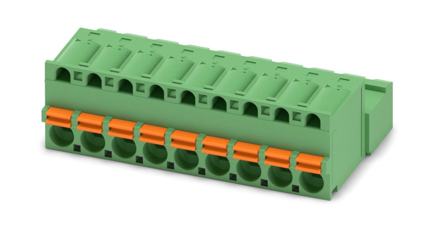 Phoenix Contact FKIC Series Straight PCB Connector, 9 Contact(s), 5.08mm Pitch, 1 Row(s)