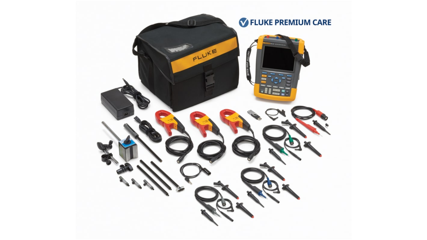 Fluke 数字示波器, 数字存储示波器, 便携, 500MHz带宽, 4数字通道, MDA-550 III系列 MDA-550/FPC