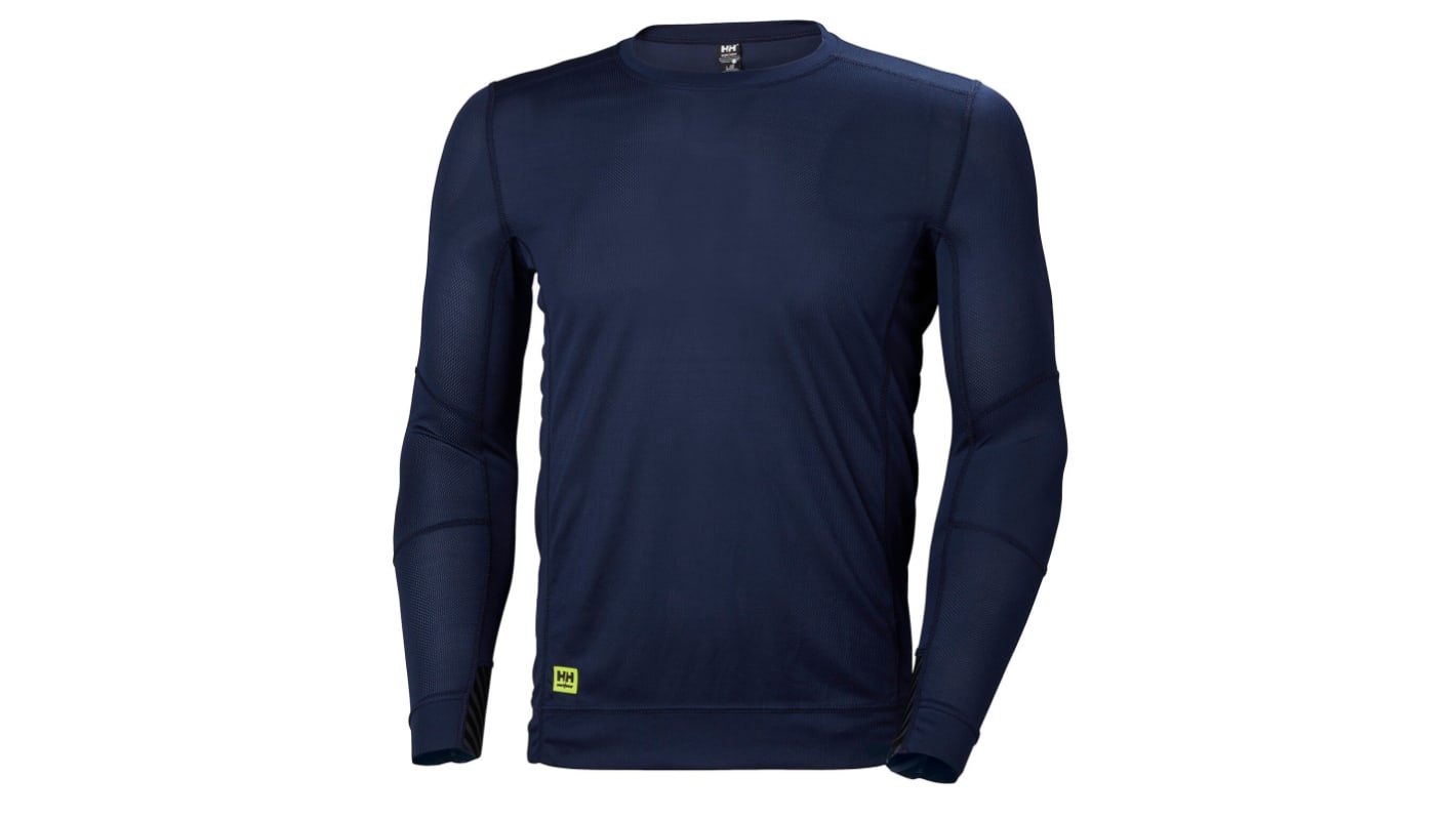 Top Baselayer HH Lifa Crew Neck Navy - 3
