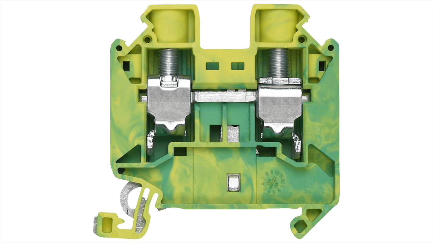 Siemens 8WH1000-0CK07 8WH Series Green, Yellow, 16mm², 1-Level, Screw Termination