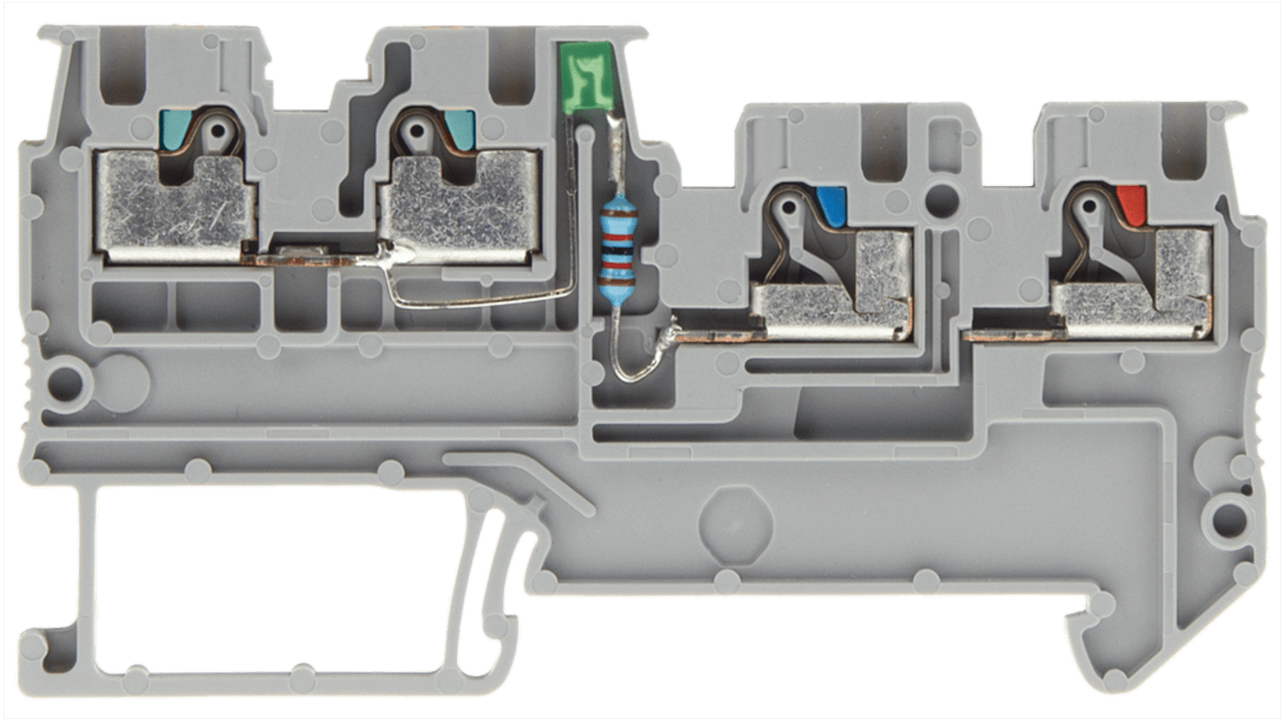 Siemens 8WH6003-0HE00 8WH Series Grey, 1.5mm², 3-Level, Screw Termination