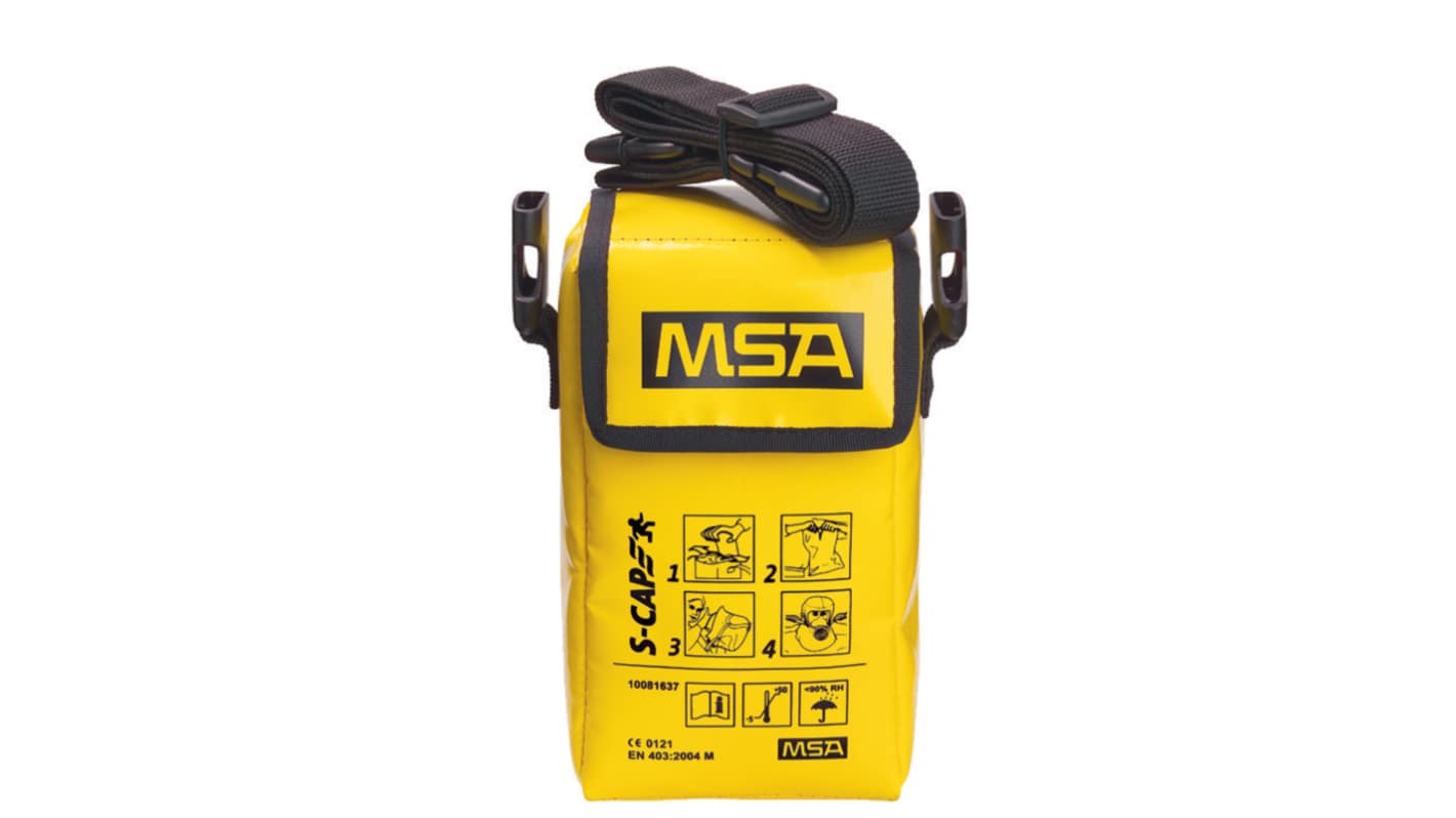MSA Safety S-CAP Series Disposable Respirator for General Purpose Protection, P2, Valved, Moulded 1Each per Package