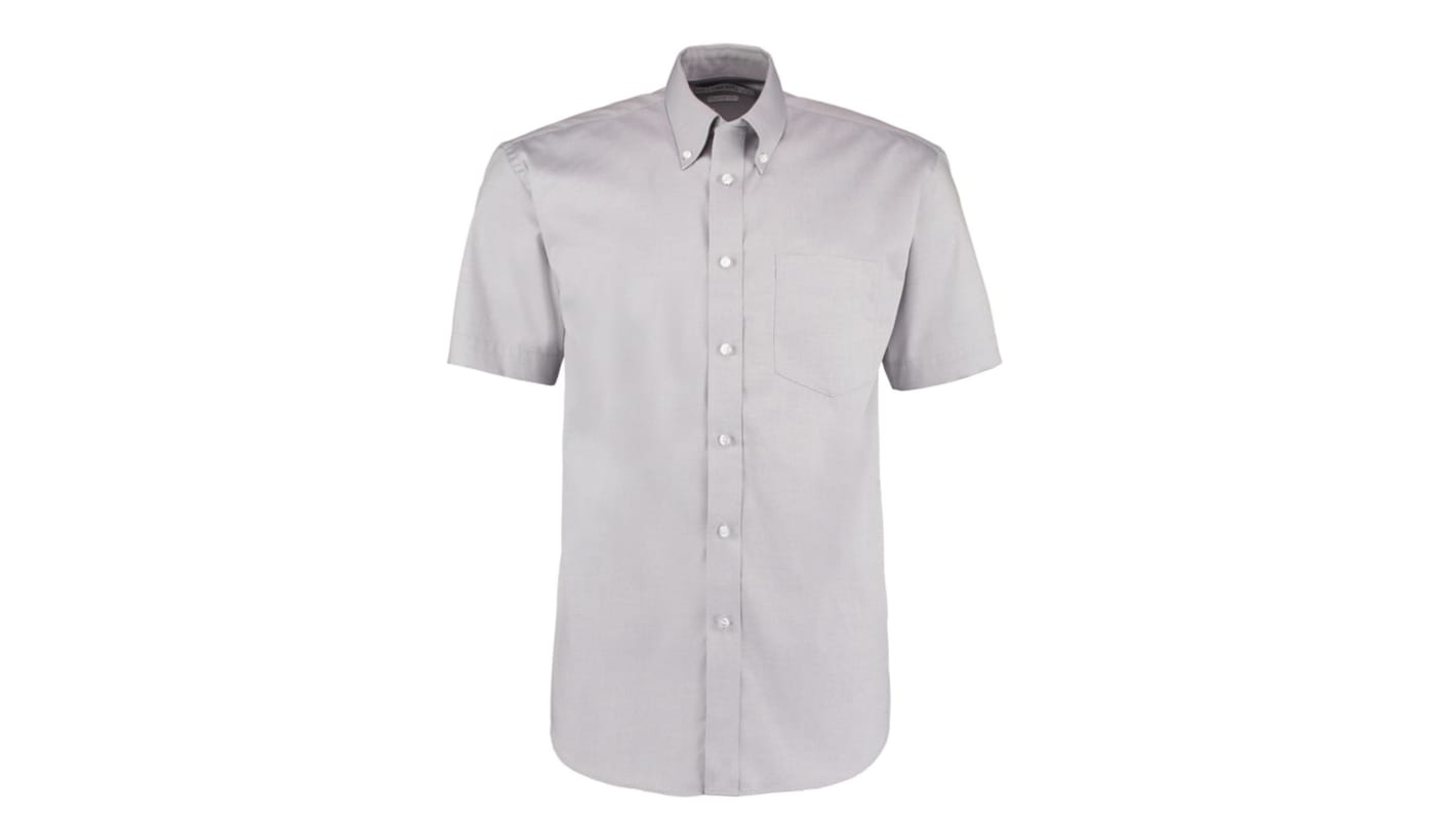 Shirt Oxford Short Sleeve Silver-Grey -