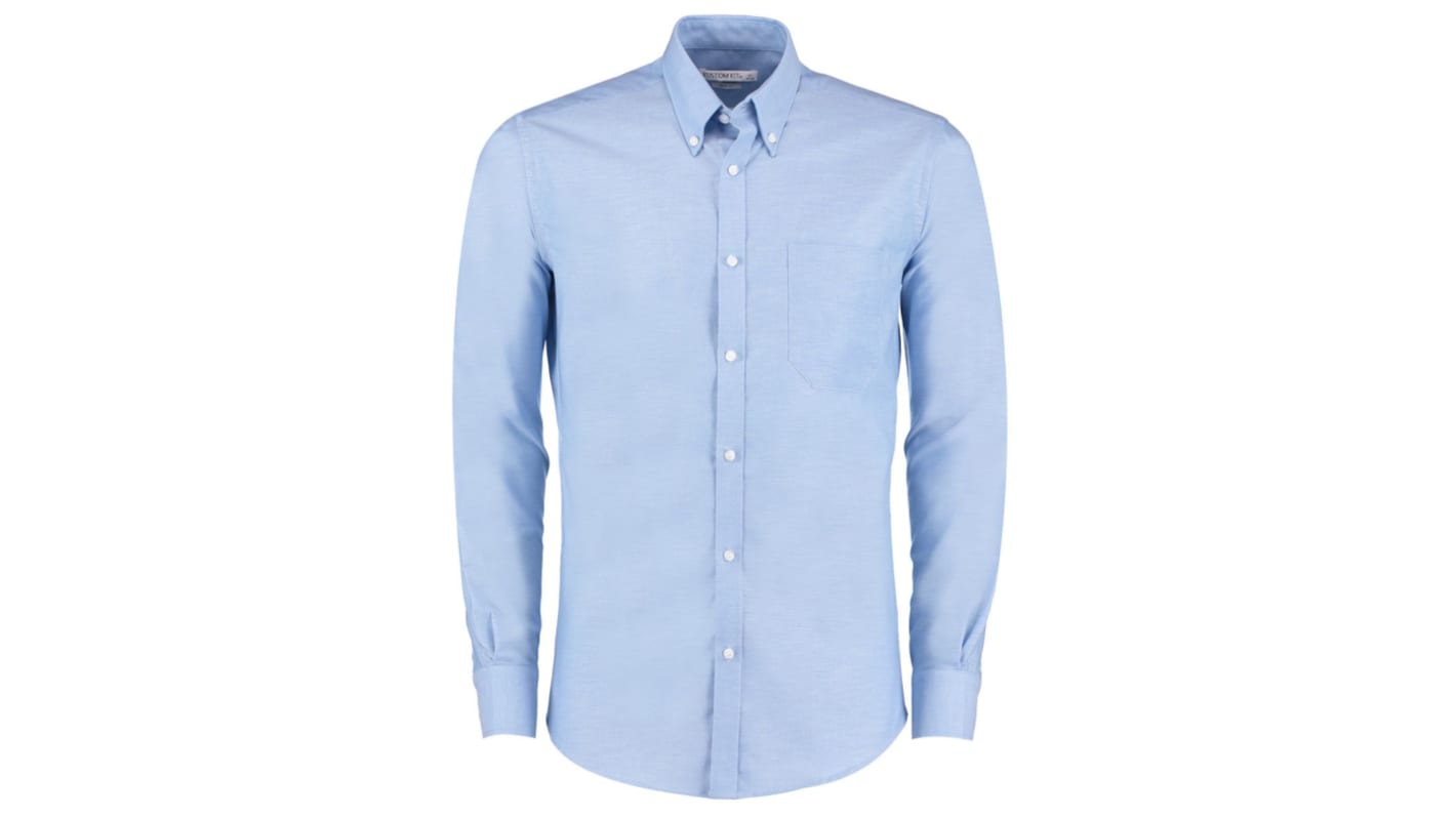 Kustom Kit KK184 Light Blue 30% Polyester, 70% Cotton Work Shirt