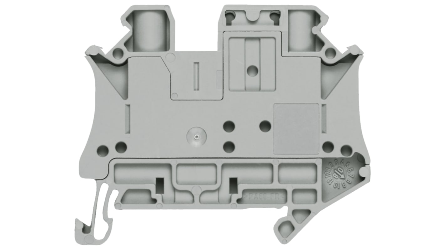 Siemens 8WH1000-6AH00 8WH Series Grey, 6mm², 1-Level, Screw Termination, CSA