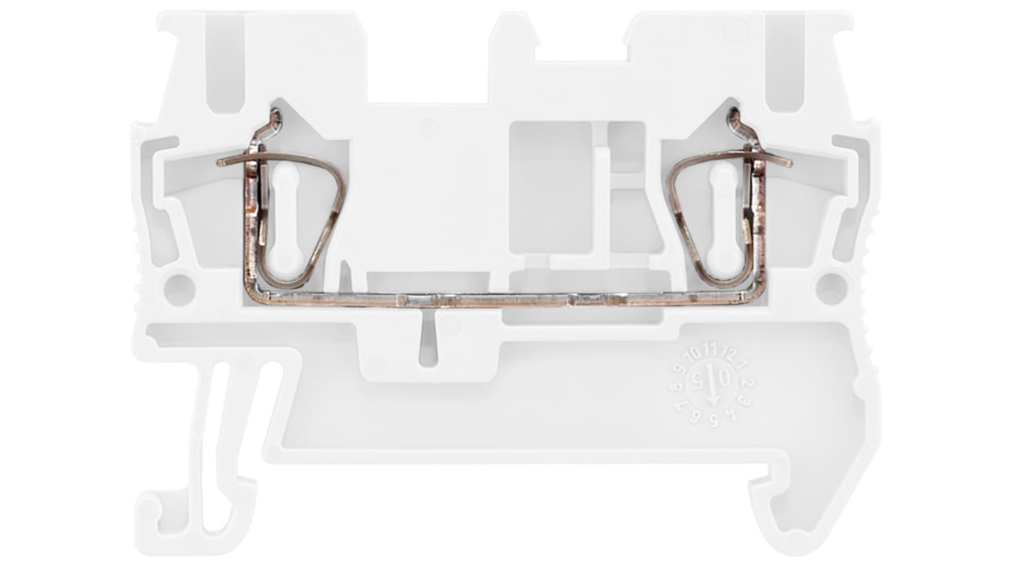 Siemens 8WH2000-0AF05 8WH Series White, 2.5mm², 1-Level, Spring Termination, CSA