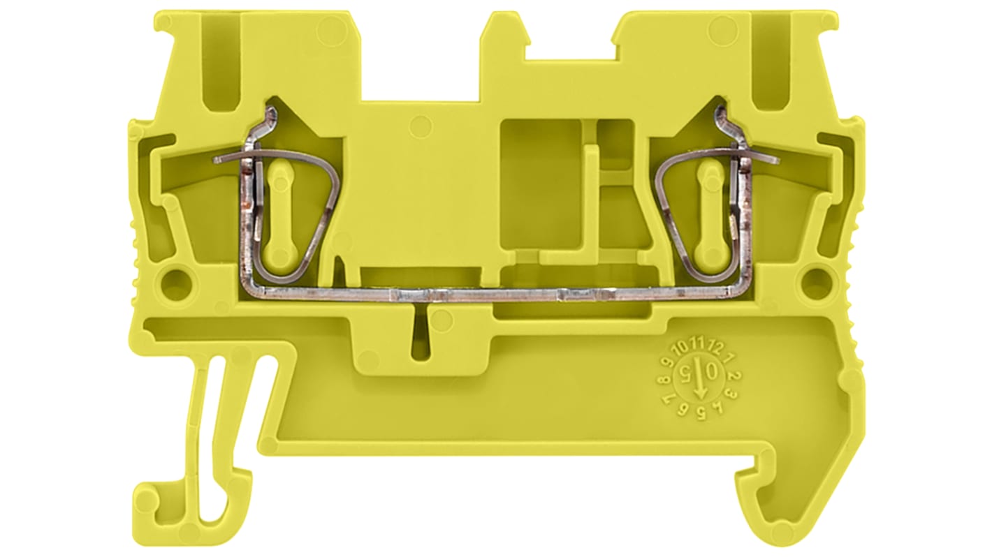 Siemens 8WH2000-0AF06 8WH Series Yellow, 2.5mm², 1-Level, Spring Termination, CSA
