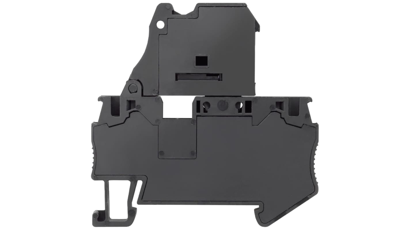 Siemens 8WH2000-1RG08 8WH Series Black, 4mm², 1-Level, Spring Termination, CSA