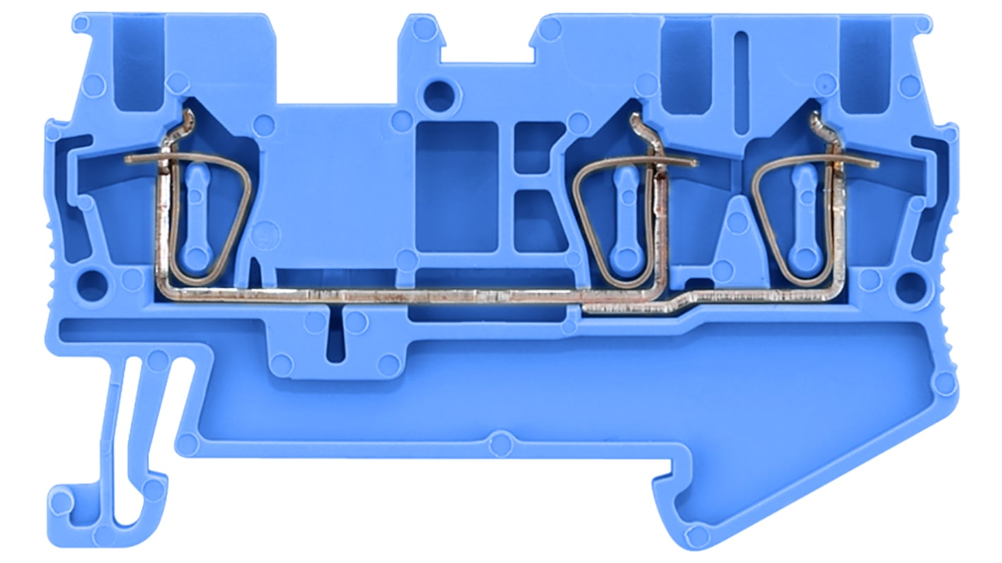 シーメンス 8WH DINレール端子, 16AWG 500 V, スプリング