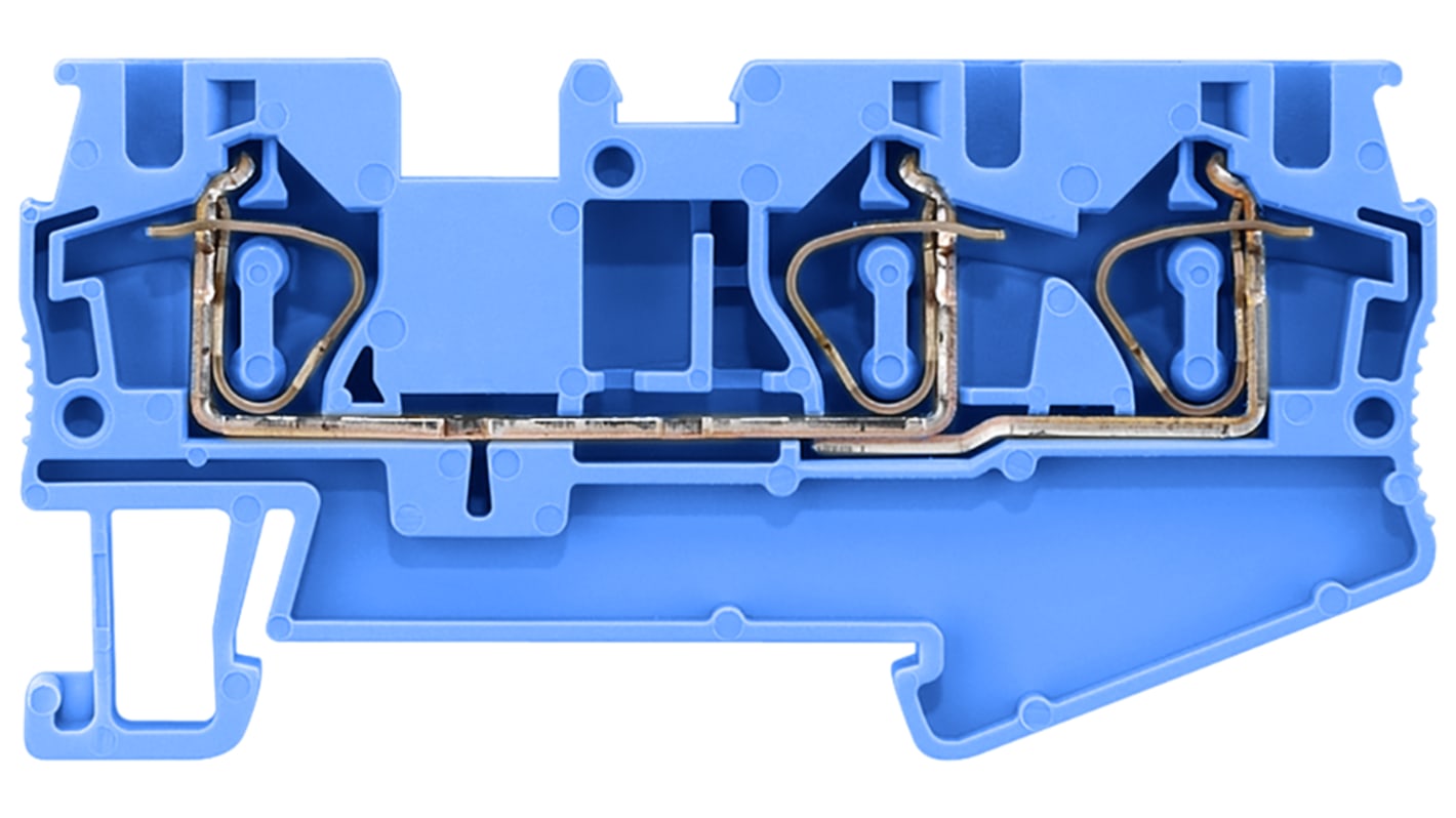 Siemens 8WH2003-0AG01 8WH Series Blue, 4mm², 1-Level, Spring Termination, CSA