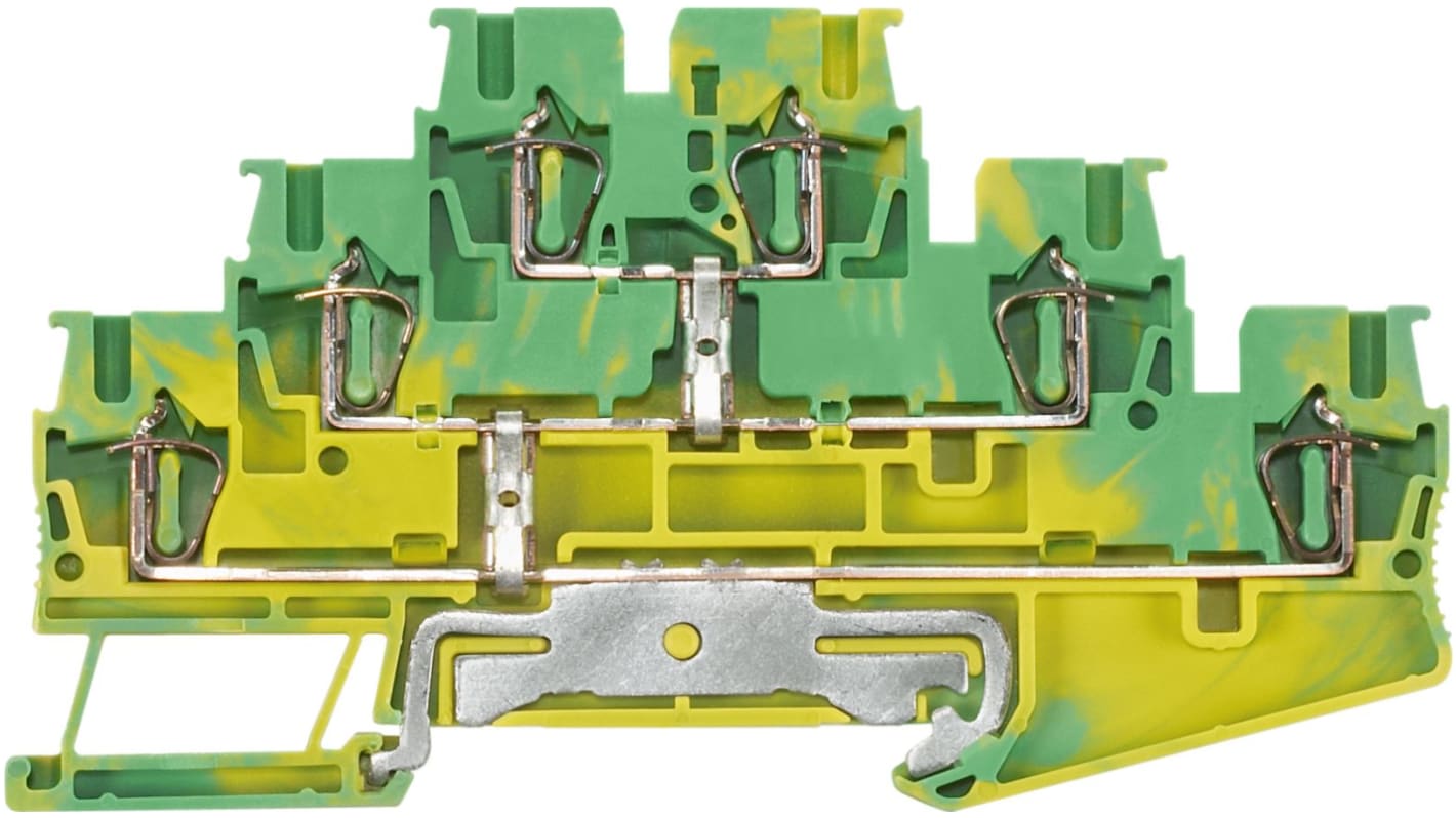 シーメンス 8WH DINレール端子, 14AWG, スプリング