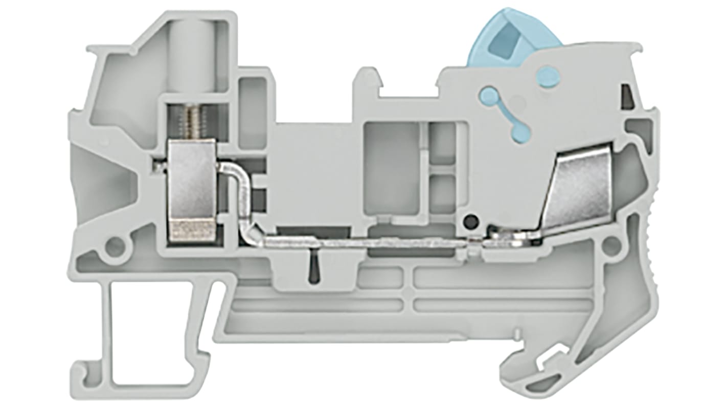 Siemens 8WH3100-2DF00 8WH Series Grey, 2.5mm², 1-Level, Plug In, Screw Termination, CSA