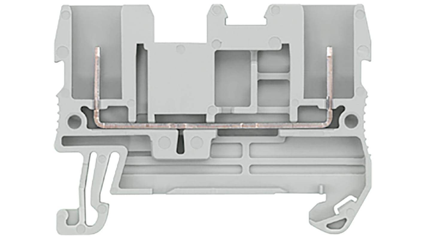 Siemens 8WH DINレール端子, 14AWG 500 V, スプリング
