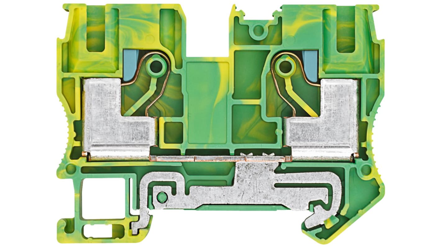 Siemens 8WH6000-0CJ07 8WH Series Green, Yellow, 10mm², 1-Level, Plug-In Termination, CSA