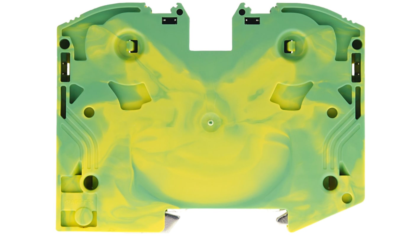Siemens 8WH6000-0CM07 8WH Series Green, Yellow, 35mm², 1-Level, Plug-In Termination, CSA