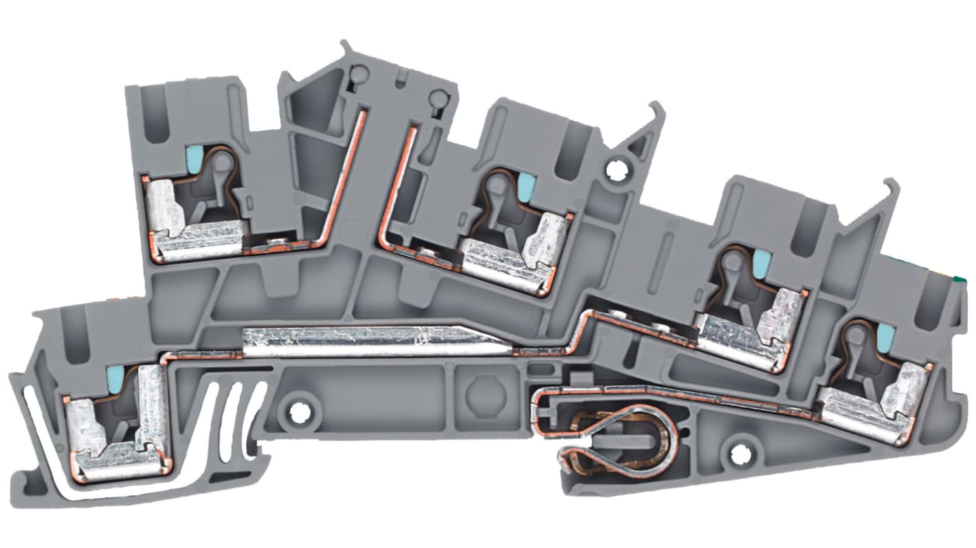 Siemens 8WH6001-4PF00 8WH Series Grey, 2.5mm², Plug-In Termination