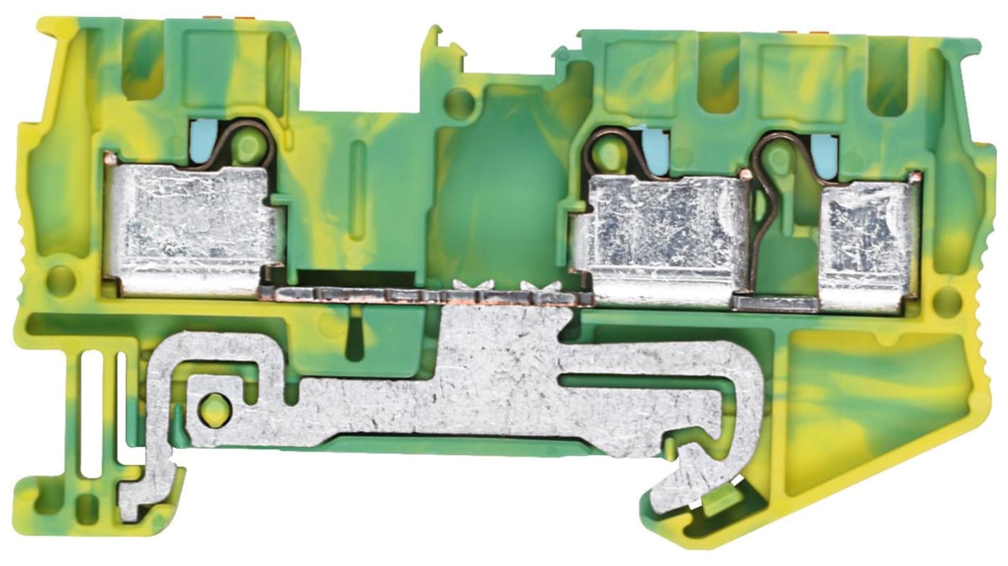 Siemens 8WH6003-0CG07 8WH Series Green, Yellow, 4mm², 1-Level, Plug-In Termination, CSA