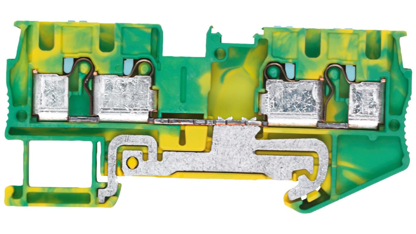 Siemens 8WH6004-0CG07 8WH Series Green, Yellow, 4mm², 1-Level, Plug-In Termination, CSA