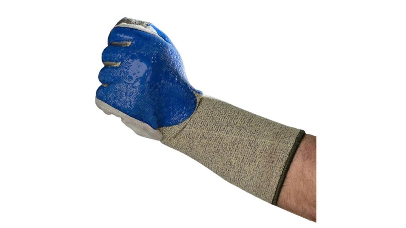 Guantes Tornado serie Electra-Teq, talla 9, Crema, Resistentes a la abrasión, Resistentes al corte