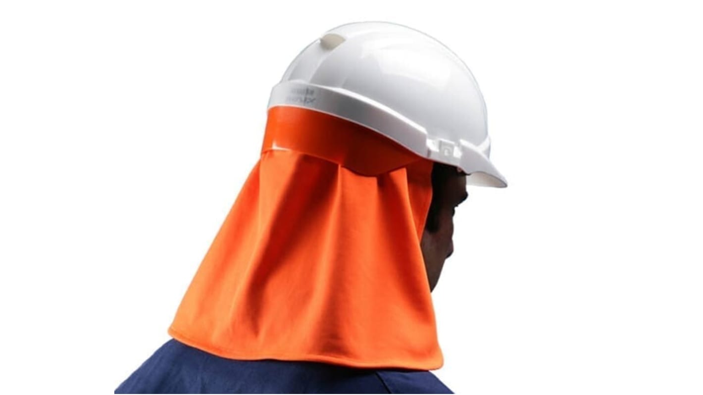 Helmet Sun Cape High Visibility Orange