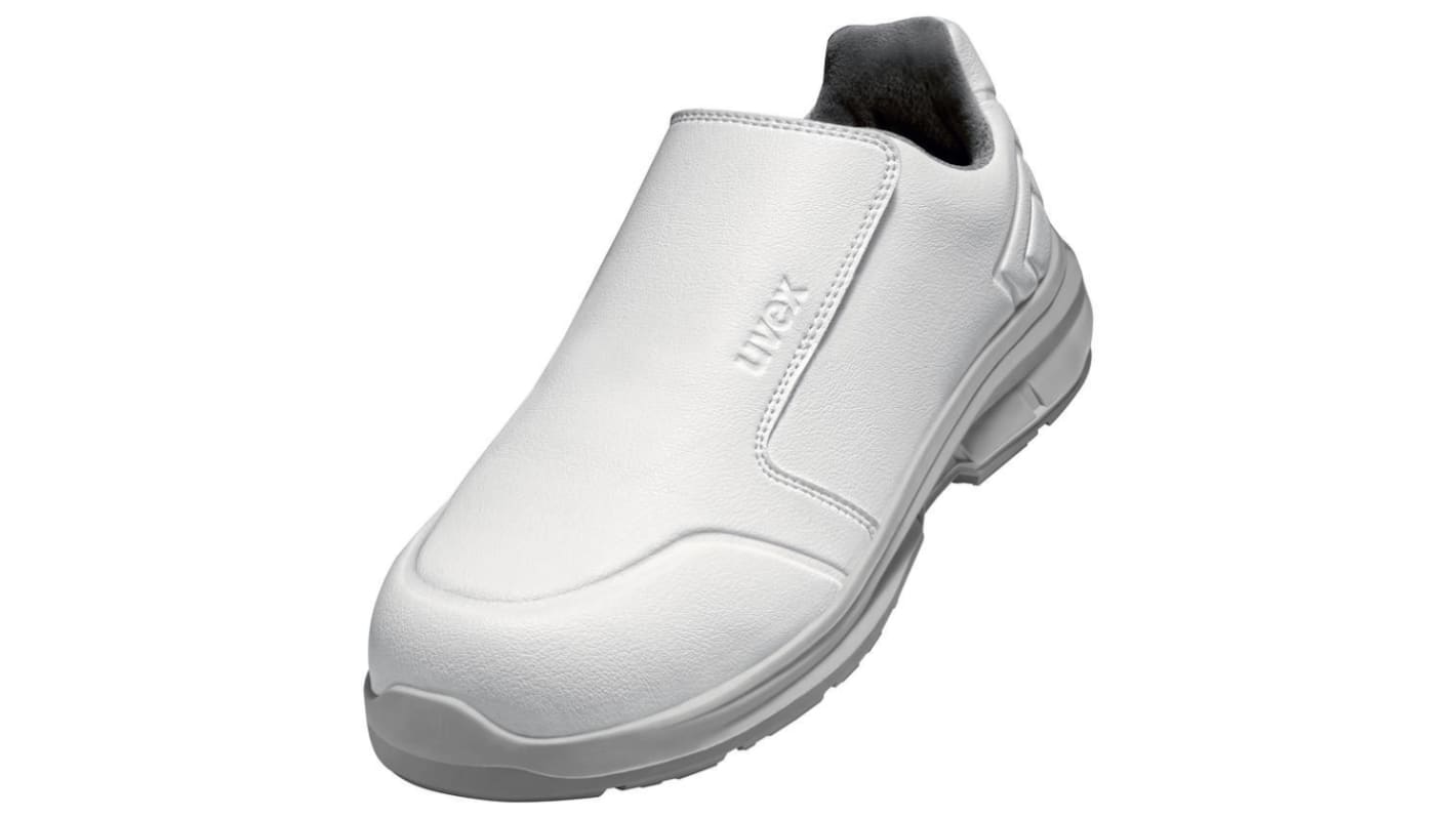 Chaussures de sécurité Uvex 1, S2 A SRC, T44 Unisexe, Blanc, antistatiques