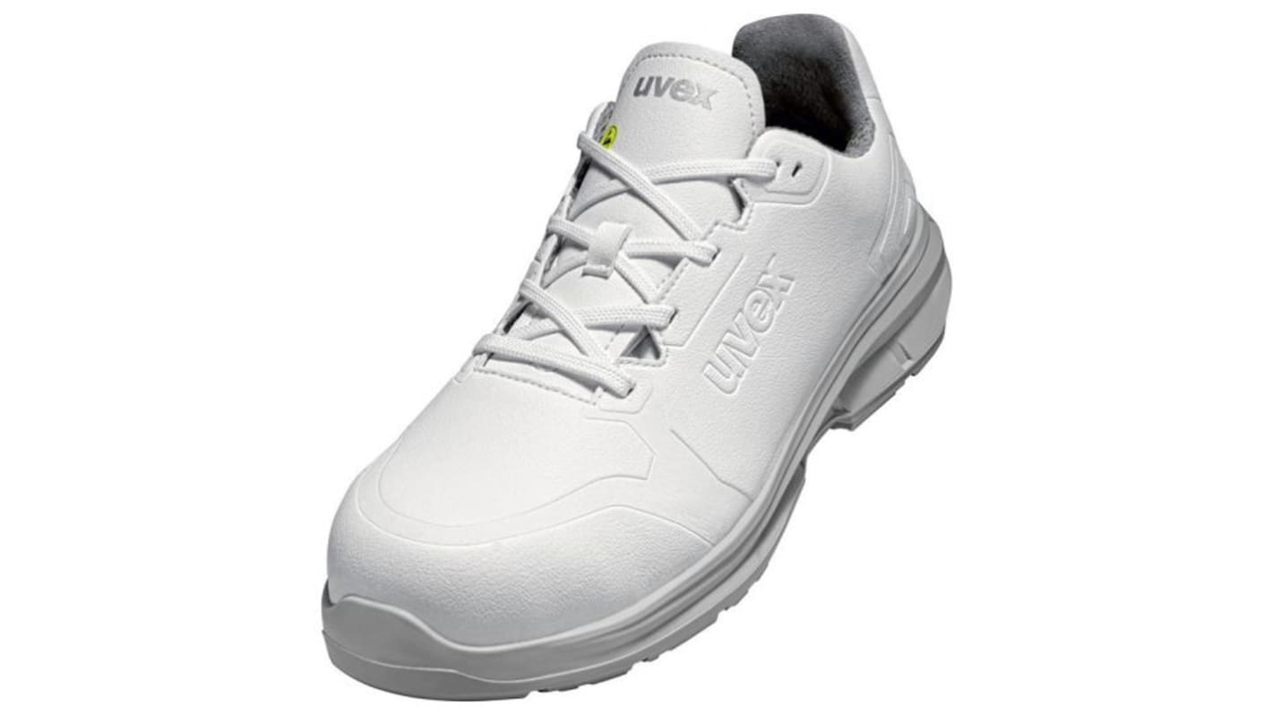 Uvex Uvex 1 Unisex White Composite Toe Capped Safety Shoes, UK 3.5, EU 36