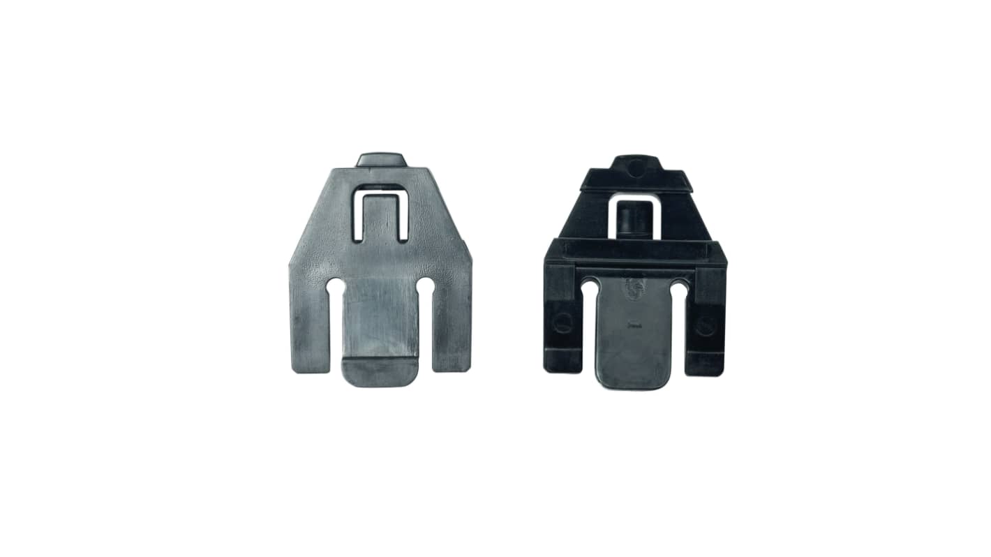MSA Safety Plastic Black Hard Hat Slot Adapter