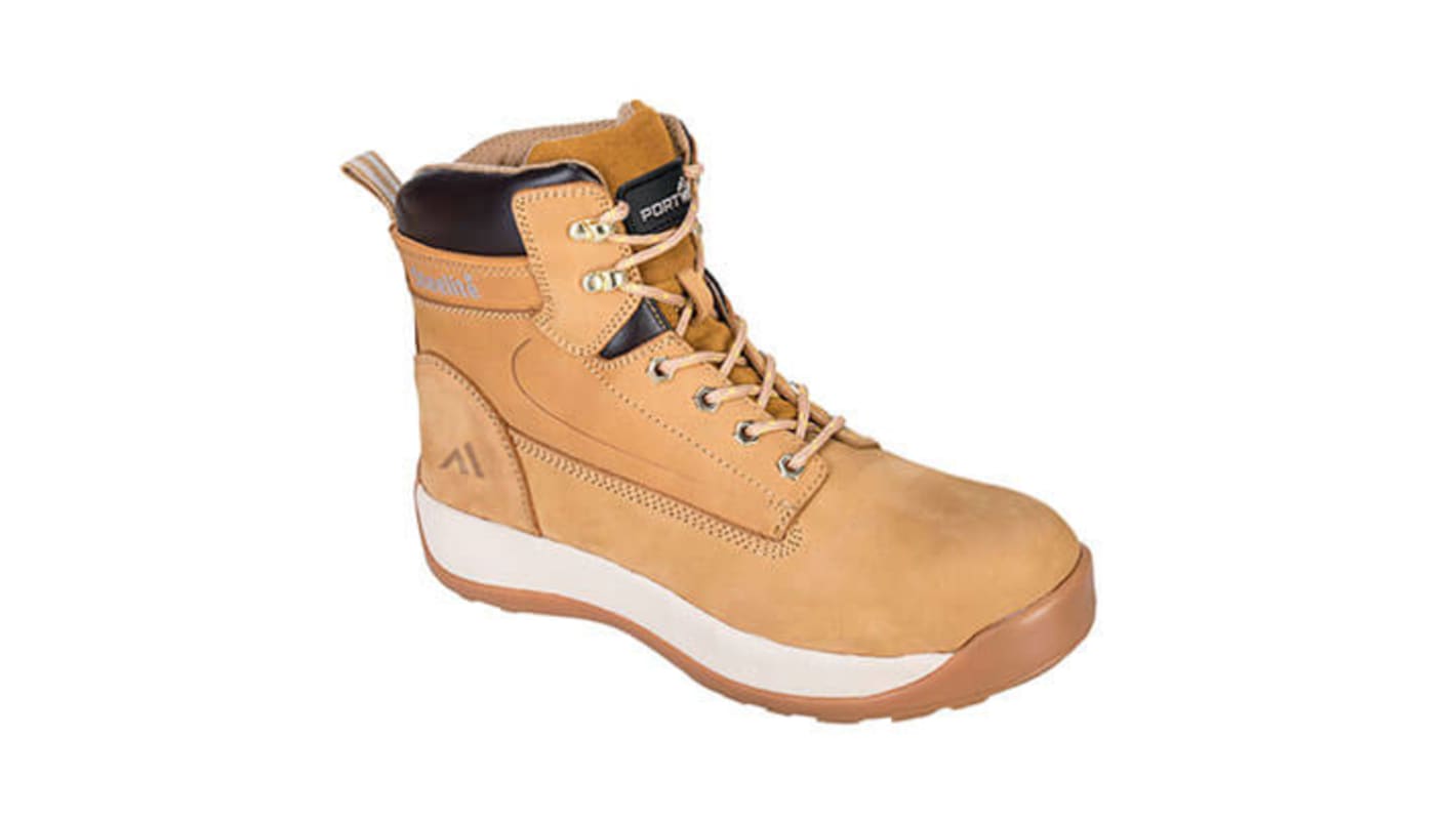 Botas de seguridad Portwest, serie FW32H de color Beige, talla 44, S3 SRC