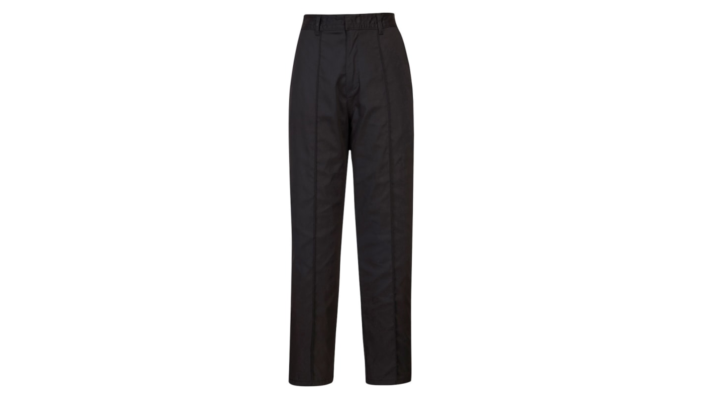 Portwest LW97 Damen Hose, 35 % Baumwolle, 65 % Polyester Schwarz/Grün/Weiß/Gelb Praktisch, Weich, Größe 84 to 88cm / 36