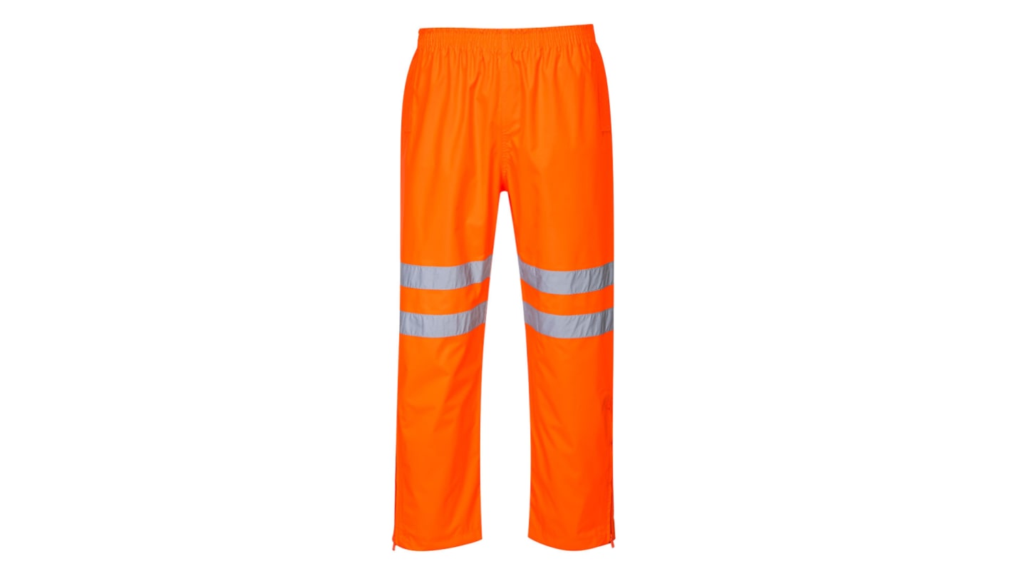 Portwest RT61 Orange Breathable, Waterproof Hi Vis Trousers 42in