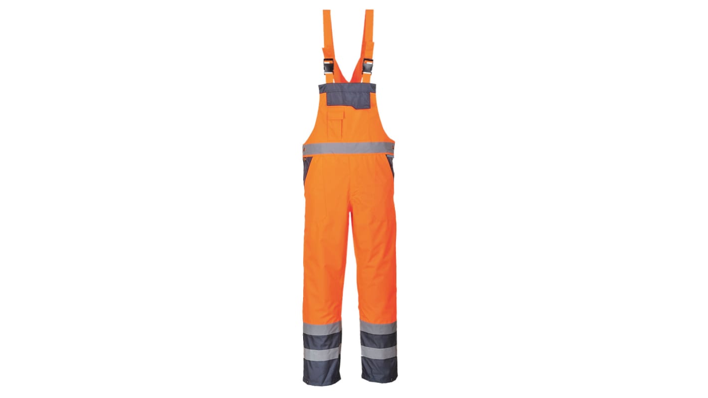 Portwest Orange Reusable Hi Vis Overalls, 3XL